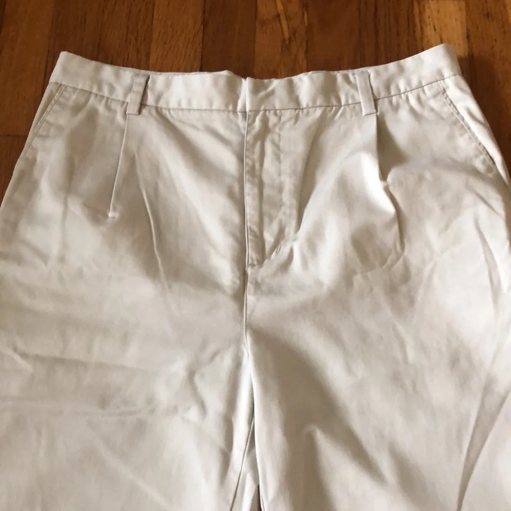 ADIDAS pleated chino style pants